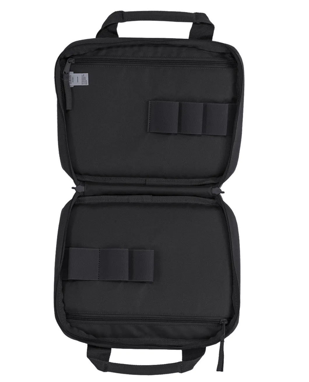 Double Pistol Case Black Schwarz