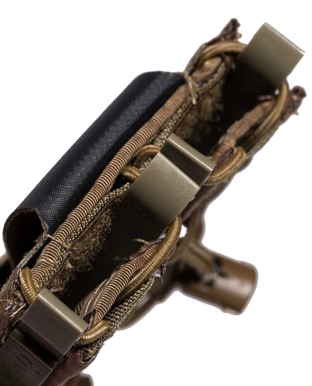 Double Pistol TACO Adaptable Belt Mount Coyote Brown