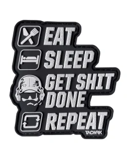 Eat-Sleep-Get Shit Done-Repeat Patch