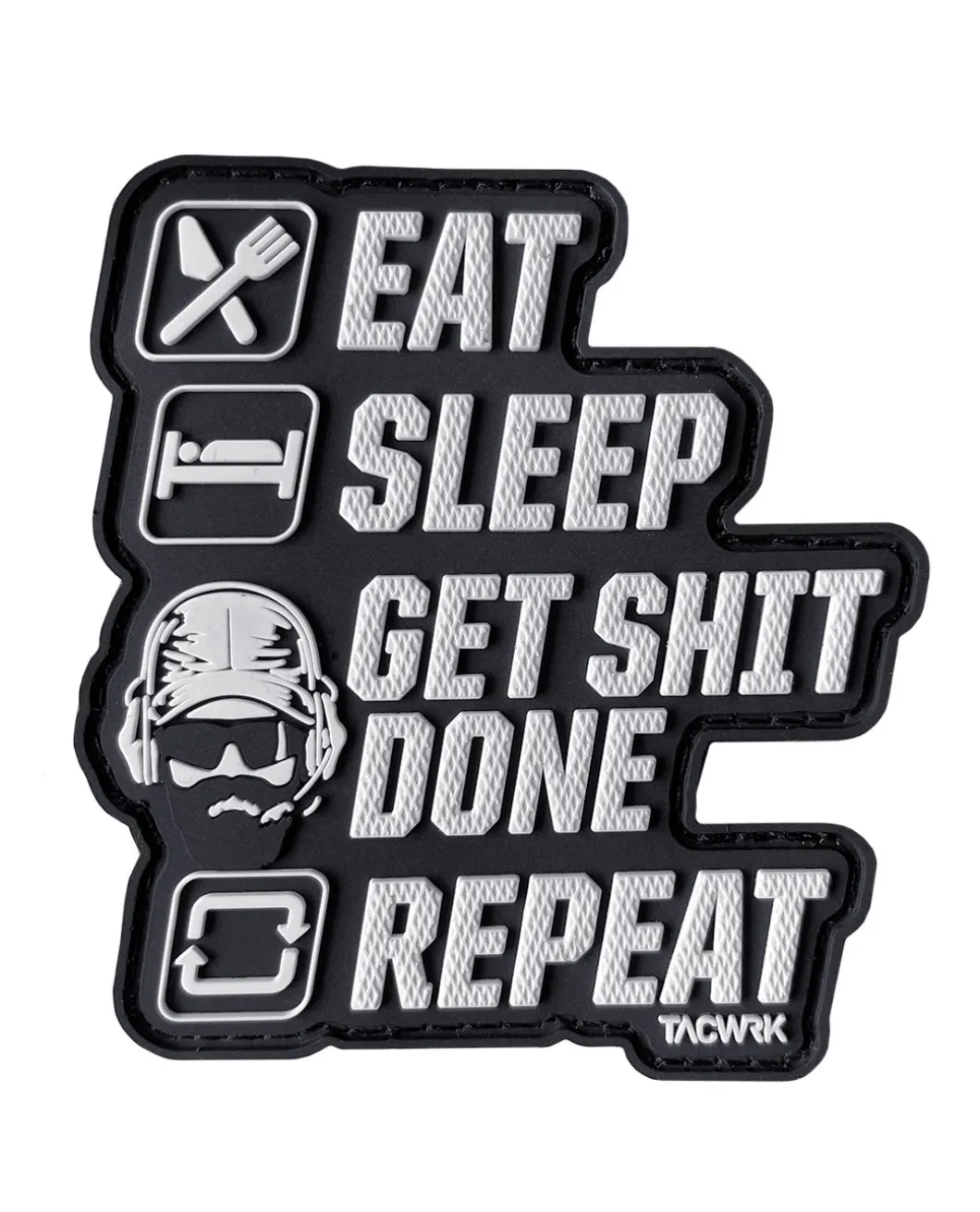 Eat-Sleep-Get Shit Done-Repeat Patch