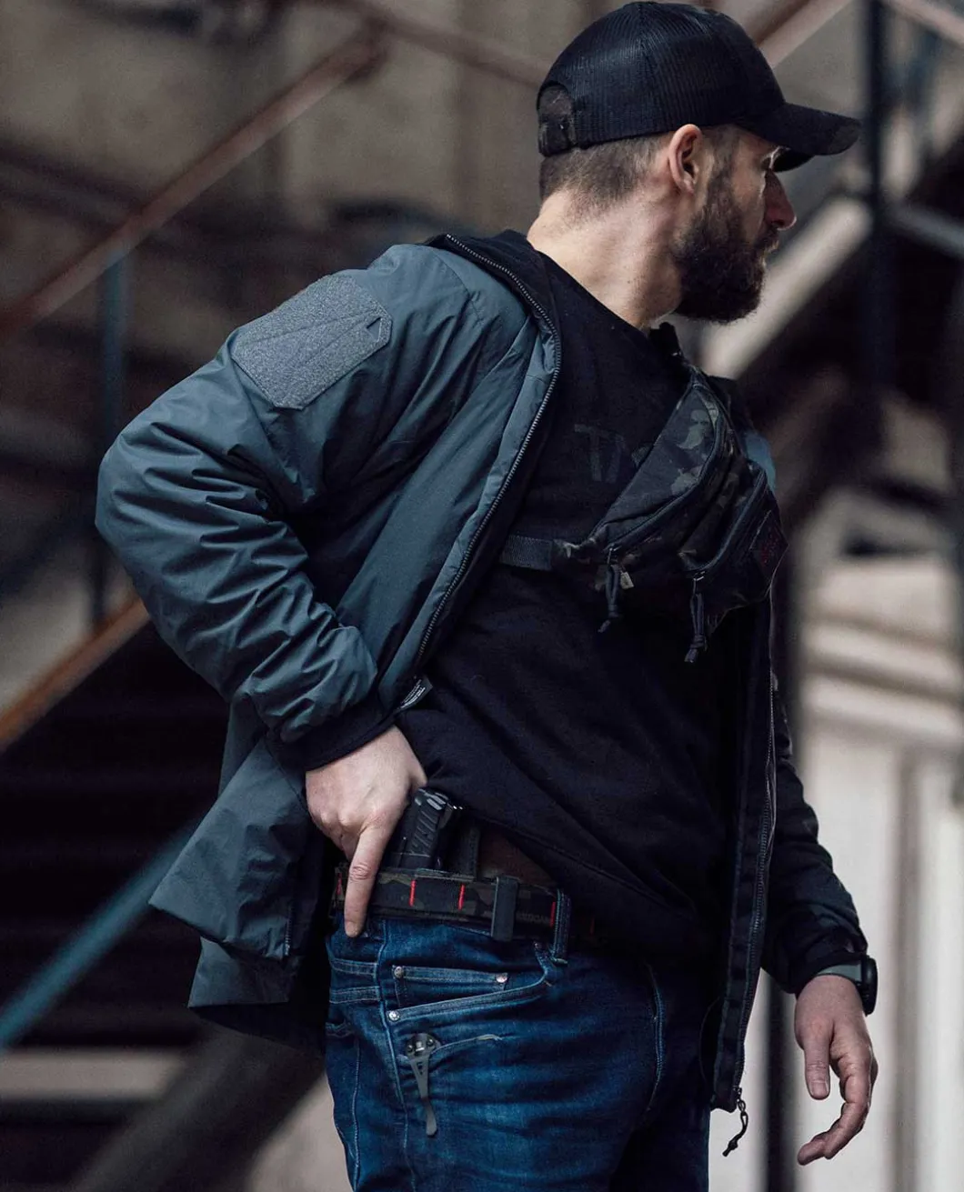 EDC Belt Multicam Black