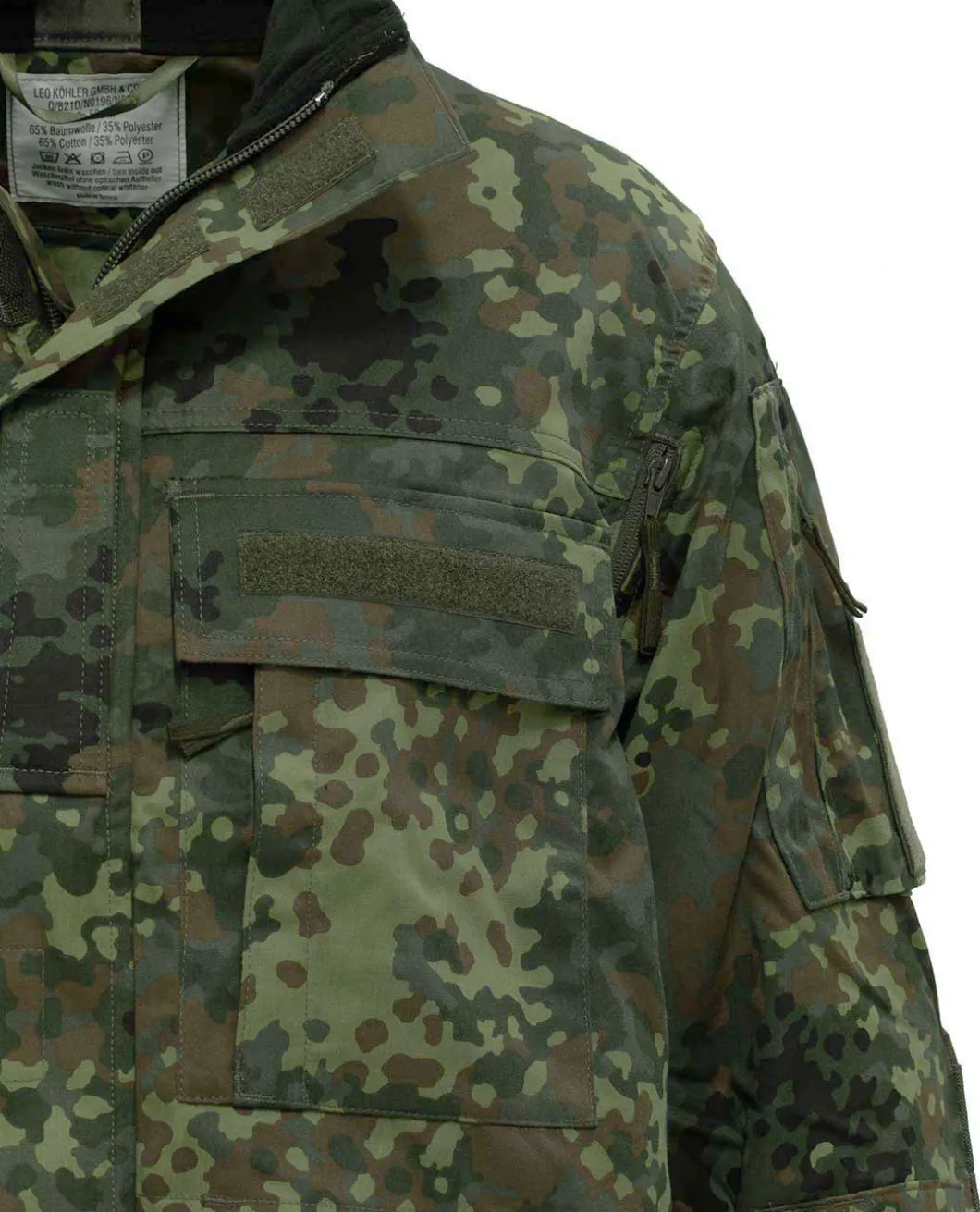 Einsatzkampfjacke KBS kurz 5-Farben-Flecktarn