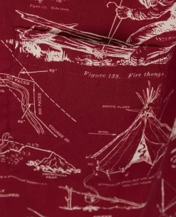 Field Manual Camp Shirt 2024 Burgundy