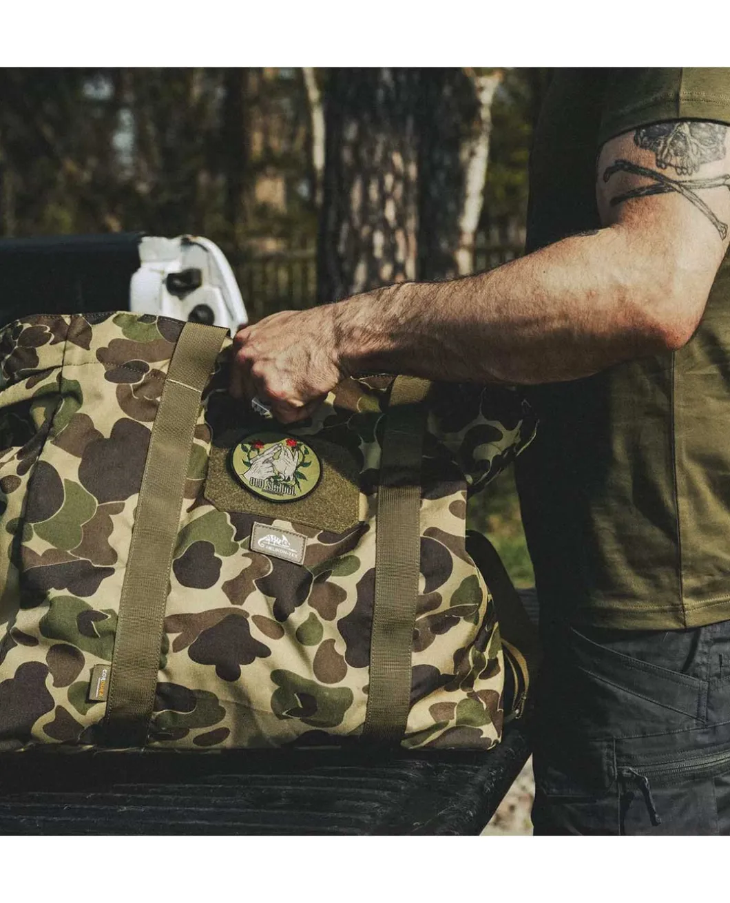 Field Tote Bag Duck Hunter