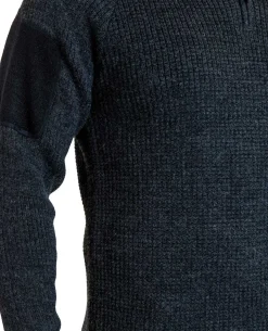 Finnmark Half Zip Sweater Dark Grey