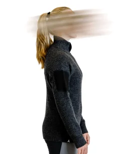 Finnmark Half Zip Sweater Dark Grey