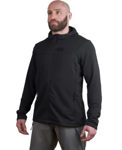Fleece Hoody ES Black Schwarz