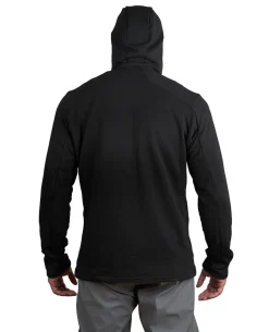 Fleece Hoody ES Black Schwarz