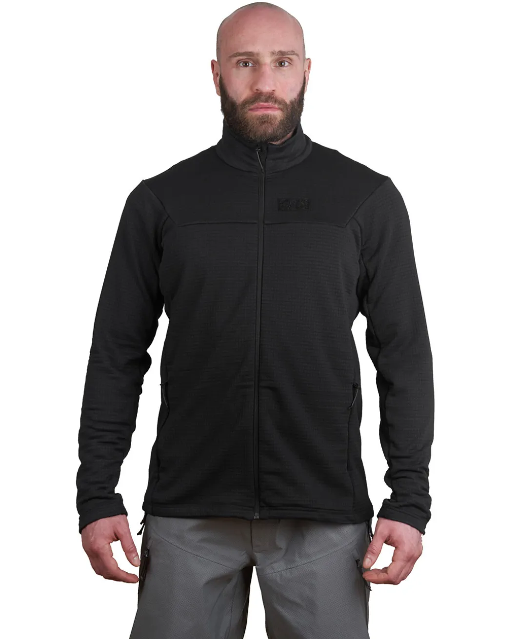 Fleece Jacket ES Black Schwarz