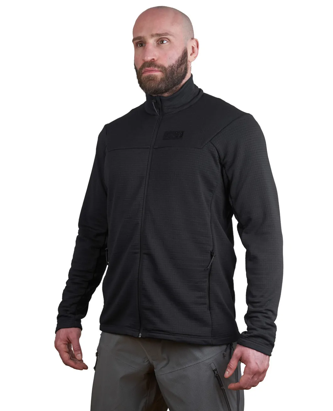 Fleece Jacket ES Black Schwarz