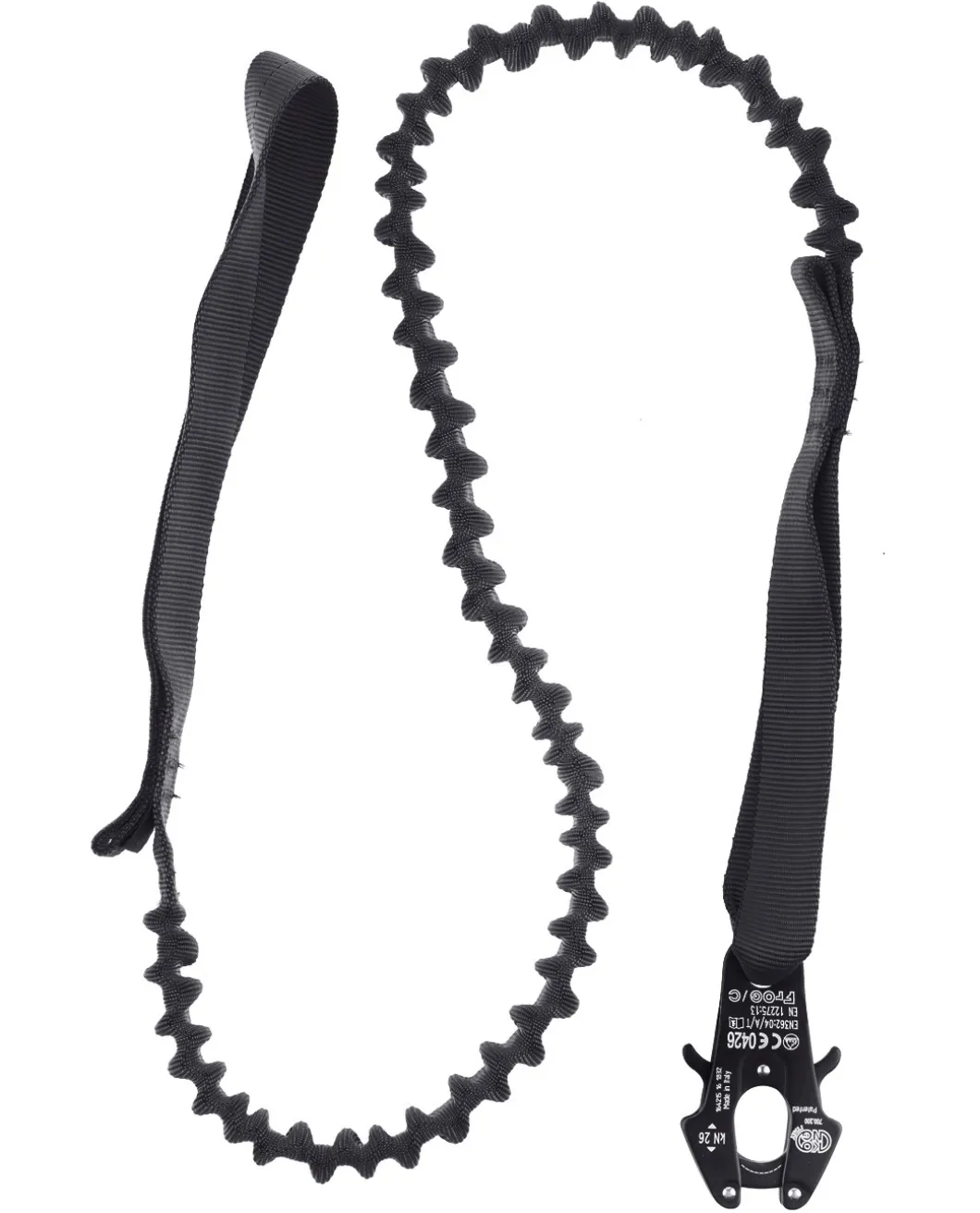 Flexible Einsatzleine Schwarz