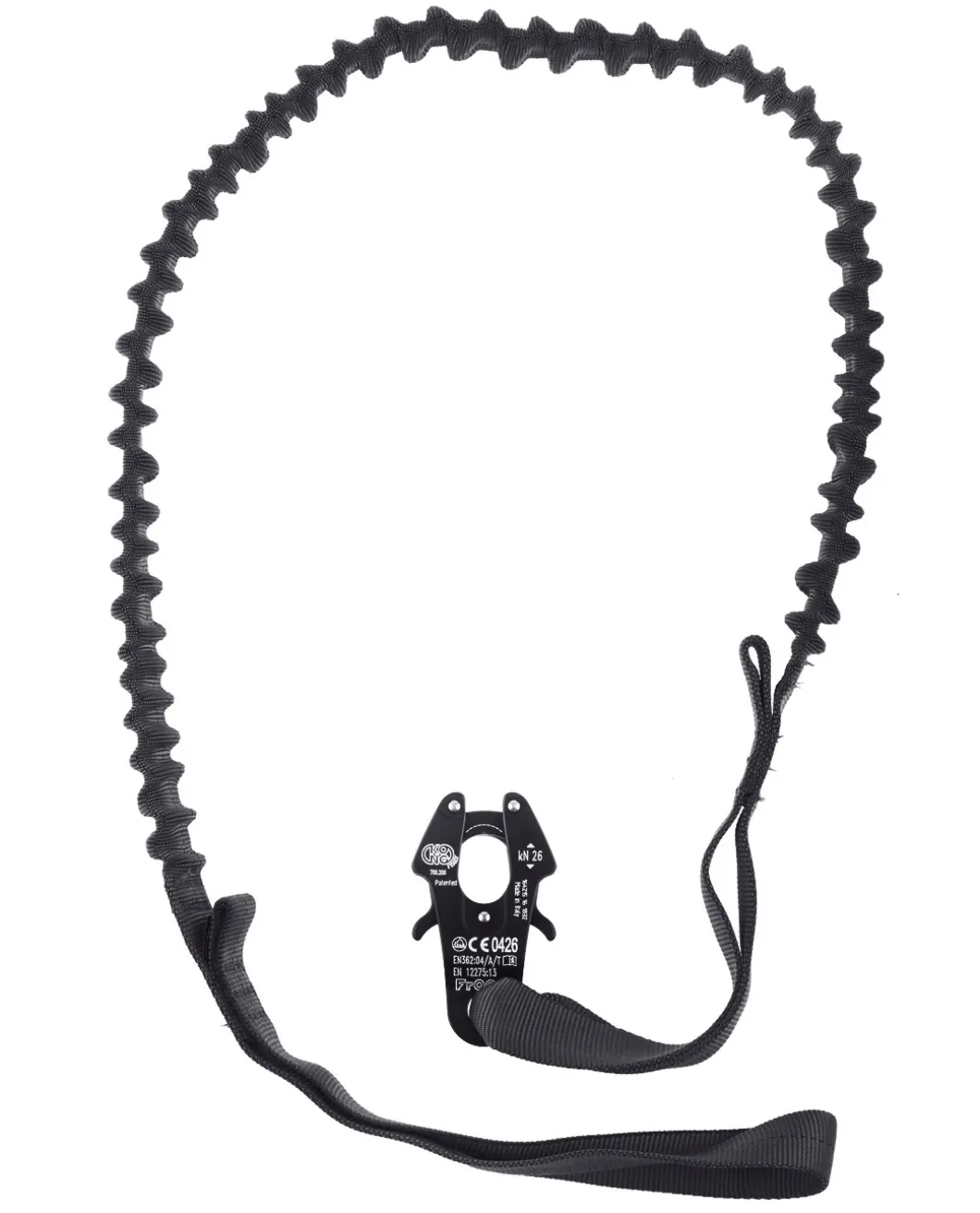 Flexible Einsatzleine Schwarz