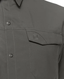 Freedom Flex Woven L/S Ranger Green