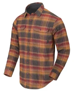 GreyMan Shirt Amber Plaid