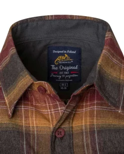 GreyMan Shirt Amber Plaid