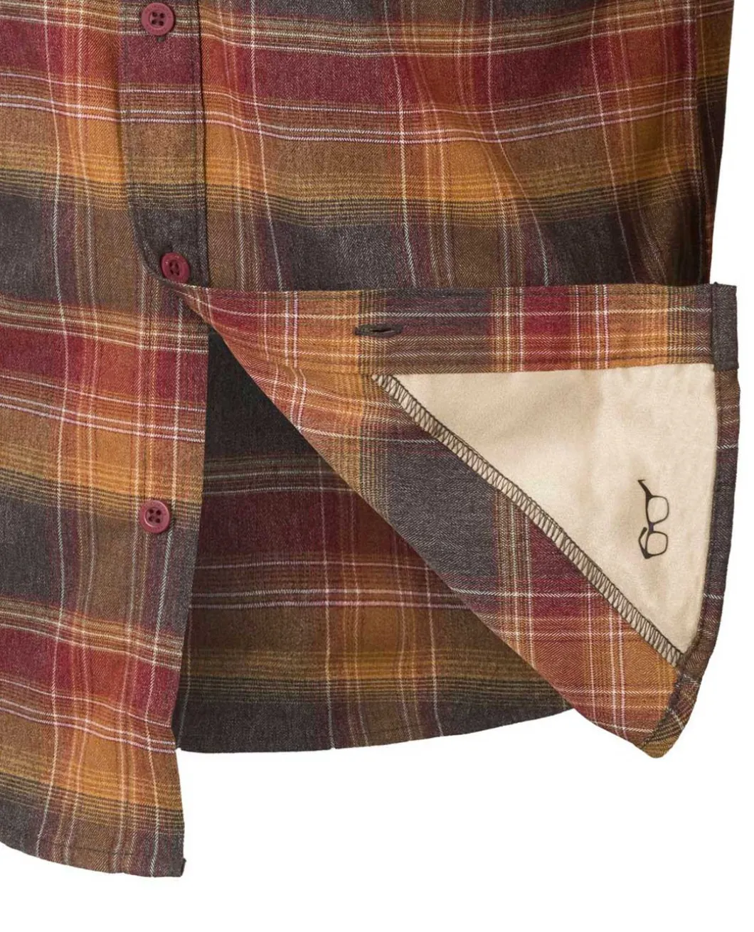 GreyMan Shirt Amber Plaid