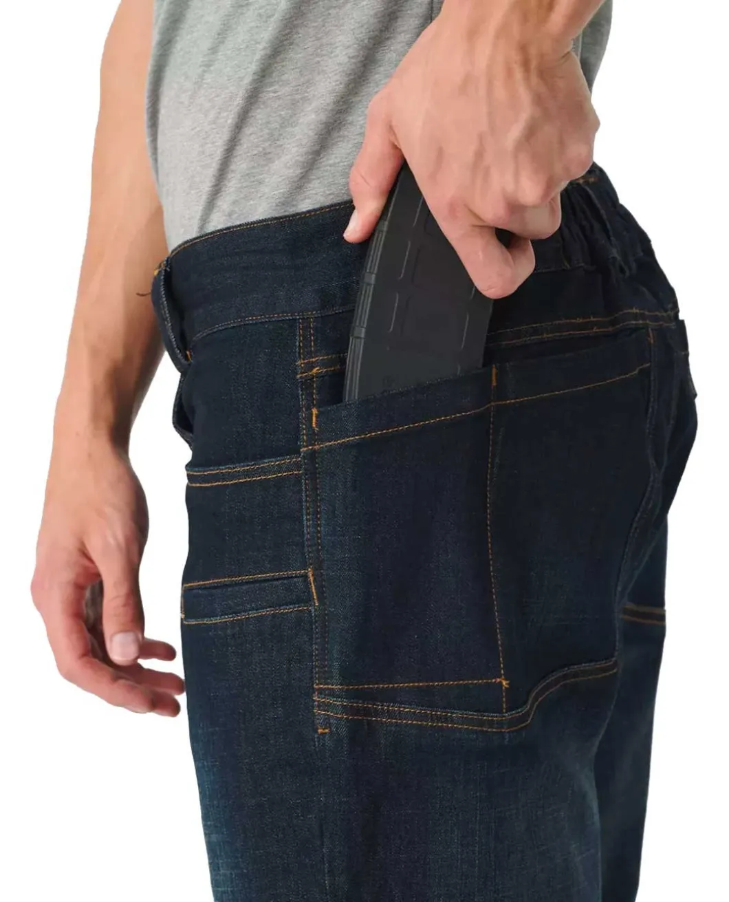 Greyman Tactical Jeans Denim Mid Dark Blue