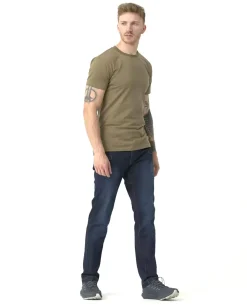 Greyman Tactical Jeans Slim Denim Mid Dark Blue