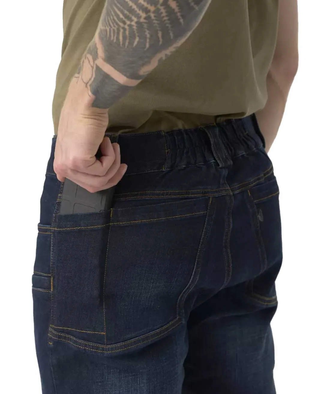 Greyman Tactical Jeans Slim Denim Mid Dark Blue