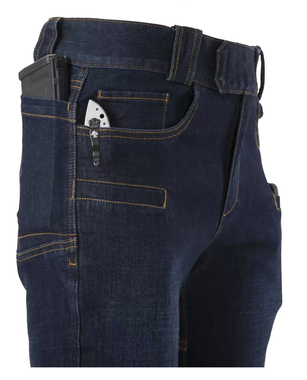 Greyman Tactical Jeans Slim Denim Mid Dark Blue
