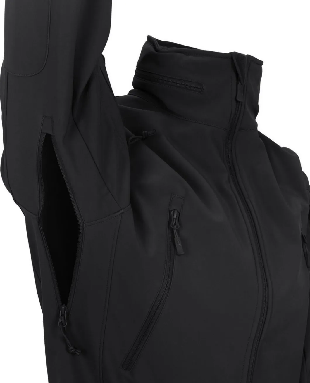Gunfighter Jacket Shark Skin Windblocker Black Schwarz