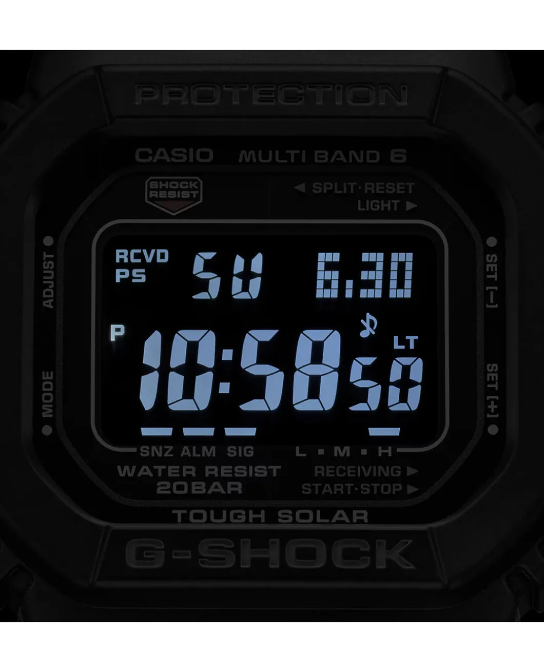 GW-M5610U-1BER Schwarz