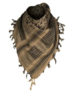 Halstuch Shemagh Stars Coyote / Schwarz