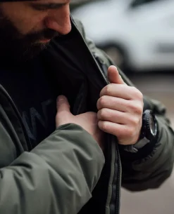 Heavy Insulation Hoody Black Schwarz