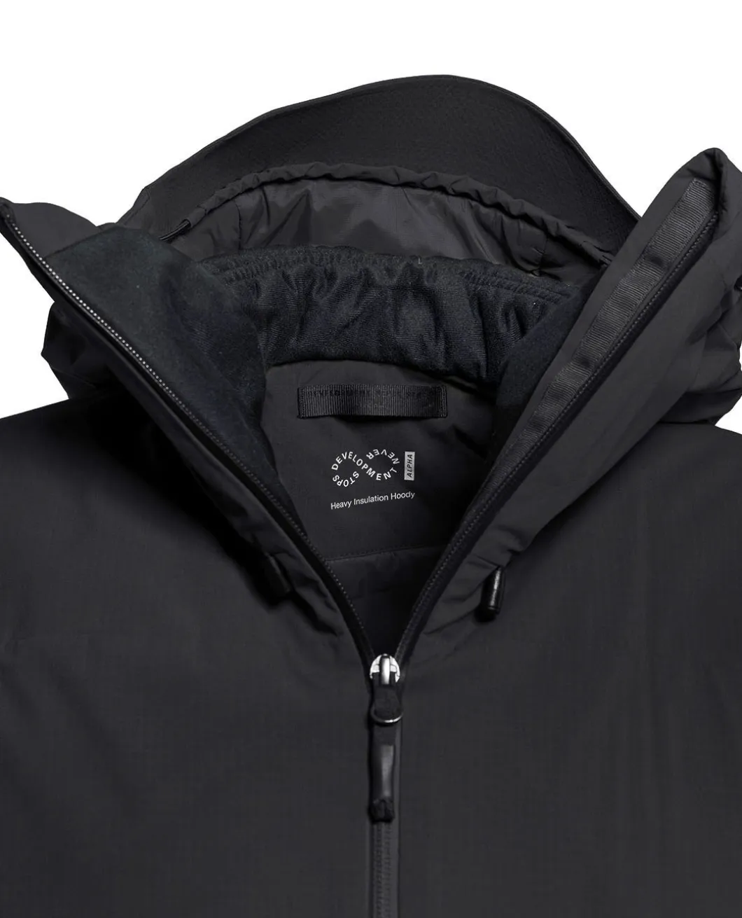 Heavy Insulation Hoody Black Schwarz