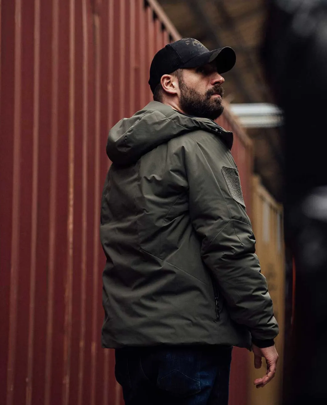 Heavy Insulation Hoody Black Schwarz