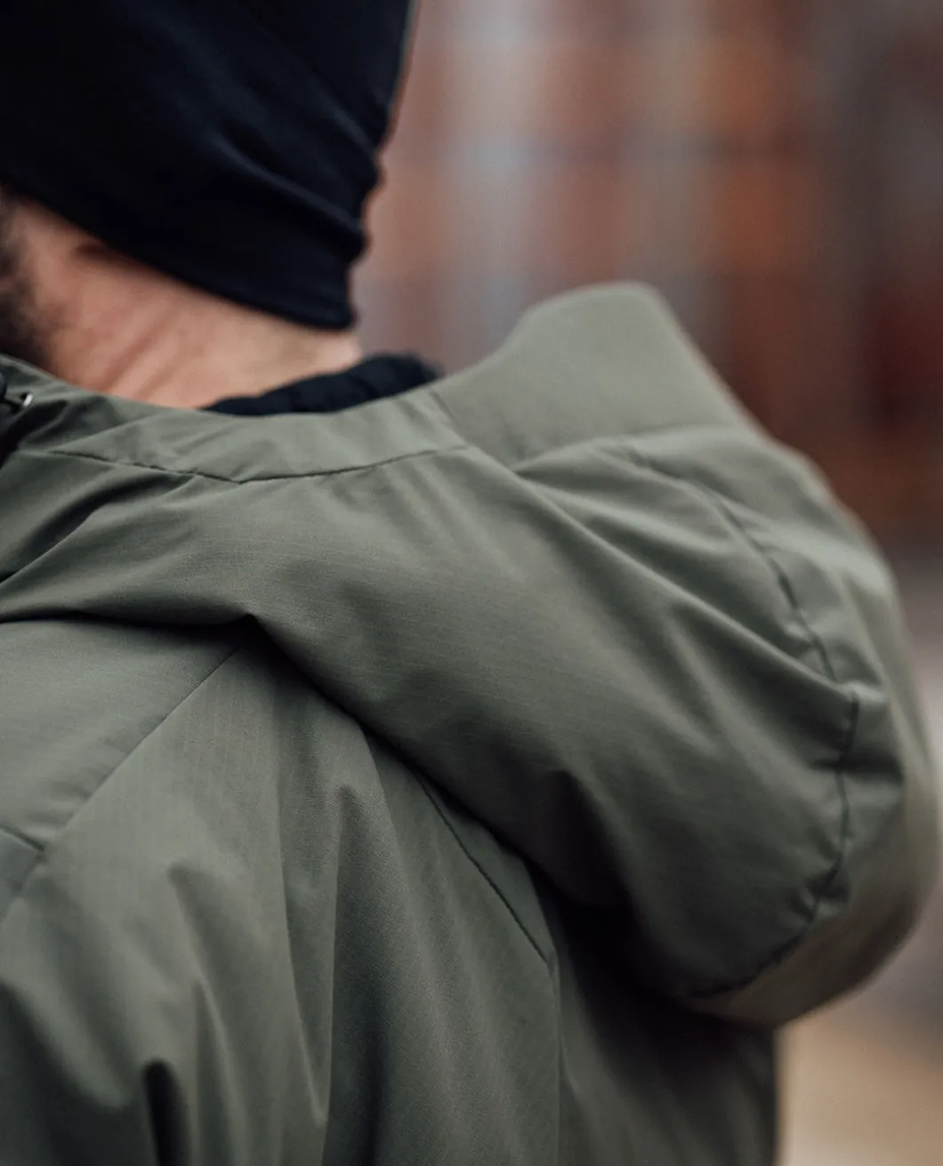 Heavy Insulation Hoody Olive Green