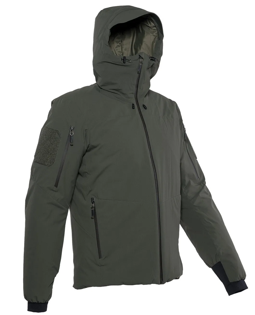 Heavy Insulation Hoody Olive Green