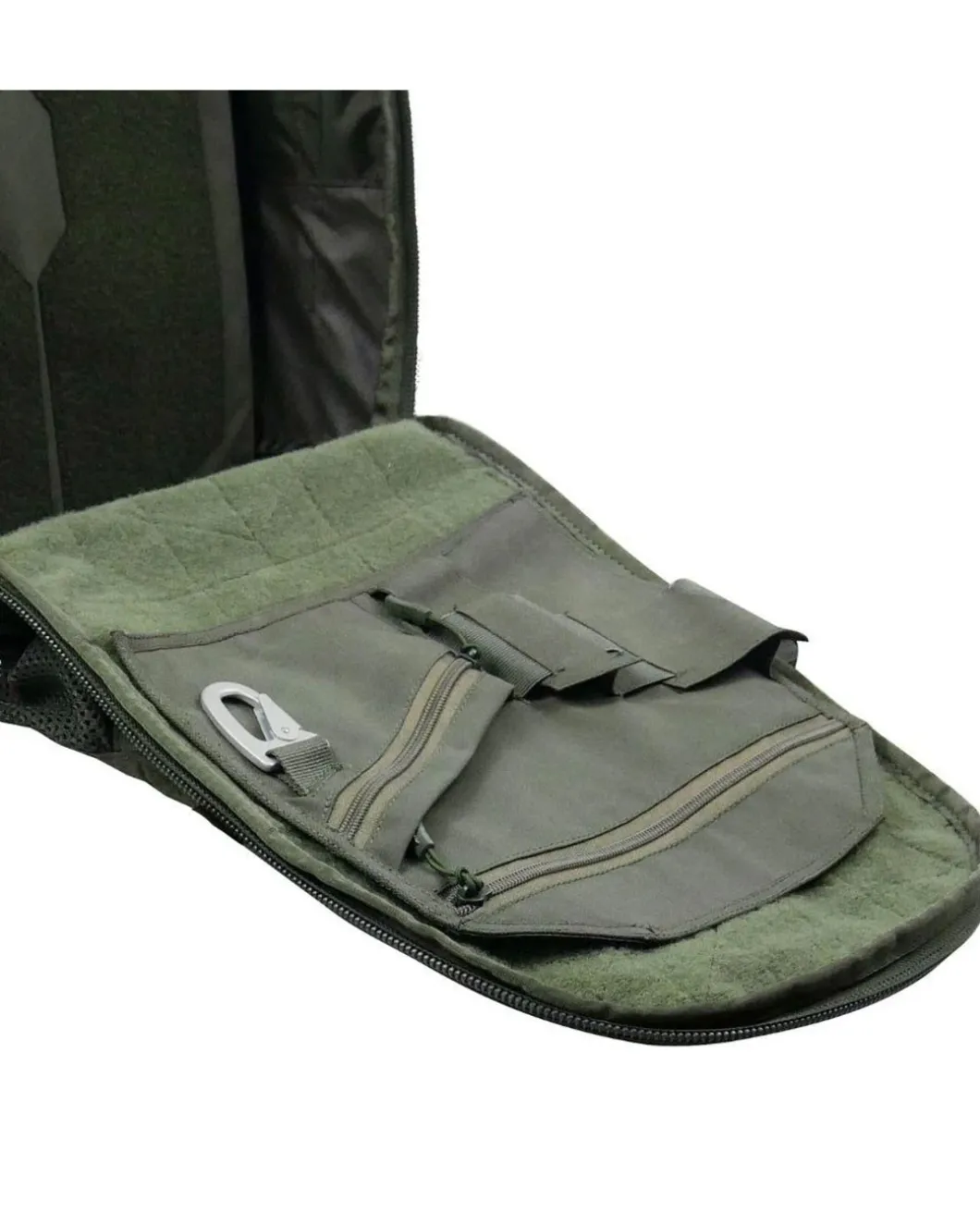Hook Backed EDC Organizer Panel Ranger Green