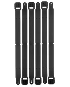 HSGI Clip Long Pack of 6 Black Schwarz