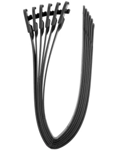HSGI Clip Long Pack of 6 Black Schwarz