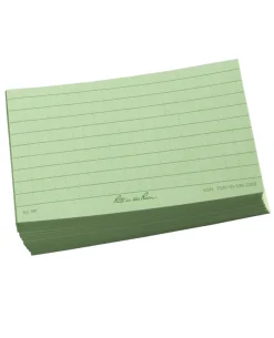 Index Cards 3 x 5 Green