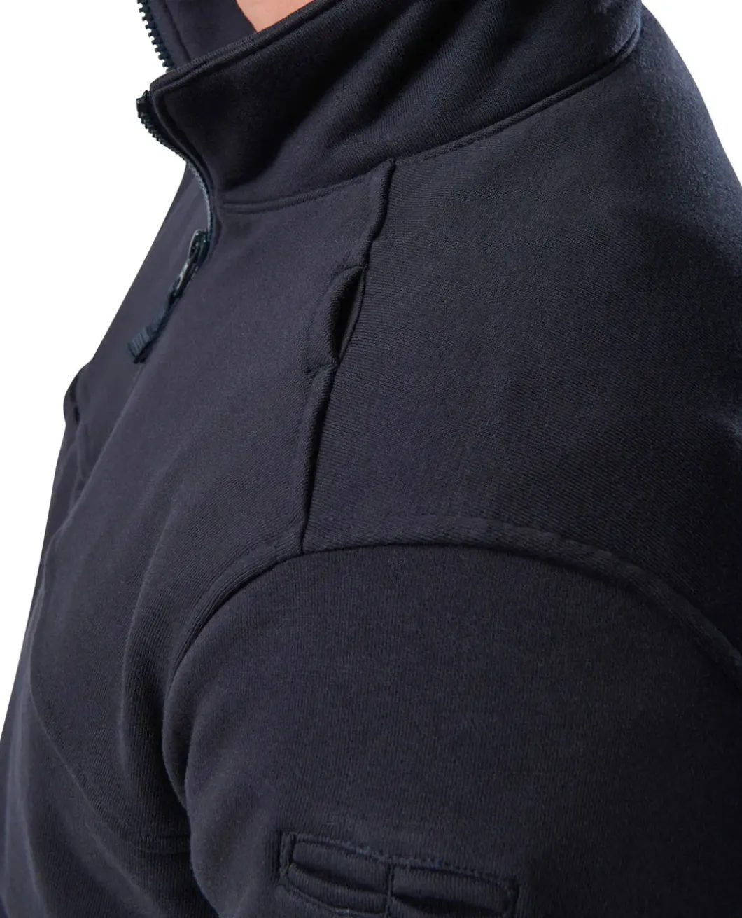 Job Shirt 1/4 Zip 2.0 Black Schwarz