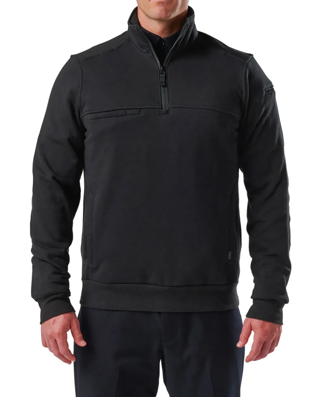 Job Shirt 1/4 Zip 2.0 Black Schwarz