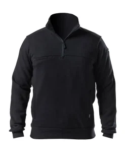 Job Shirt 1/4 Zip 2.0 Black Schwarz