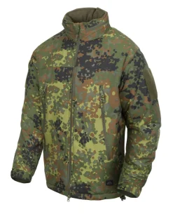 LEVEL 7 Lightweight Winter Jacket Climashield Flecktarn