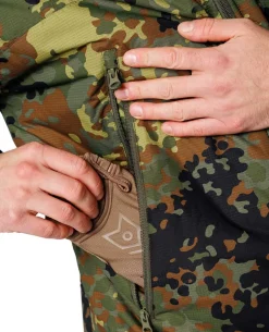LEVEL 7 Lightweight Winter Jacket Climashield Flecktarn