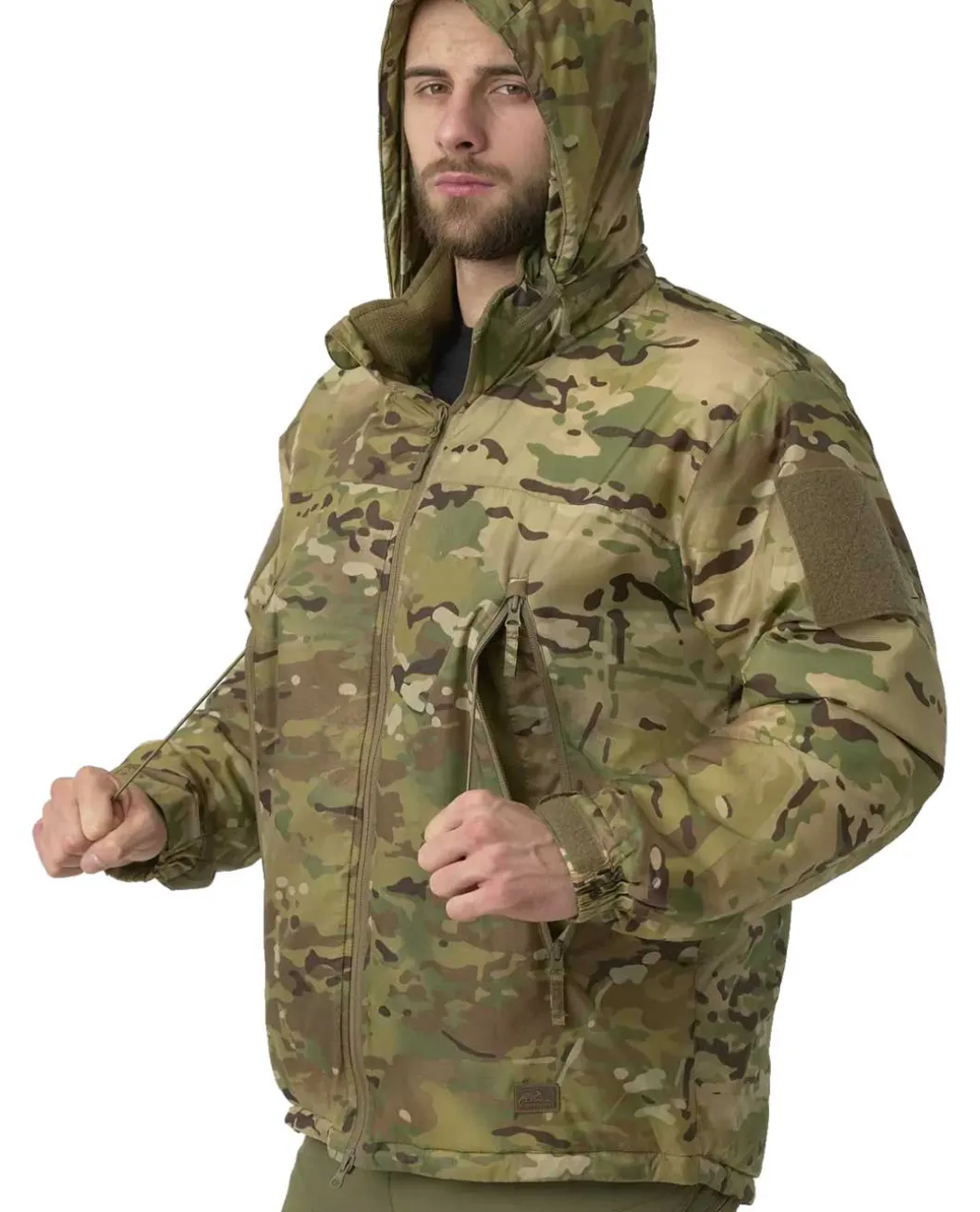 LEVEL 7 Lightweight Winter Jacket Climashield Multicam