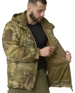LEVEL 7 Lightweight Winter Jacket Climashield Multicam