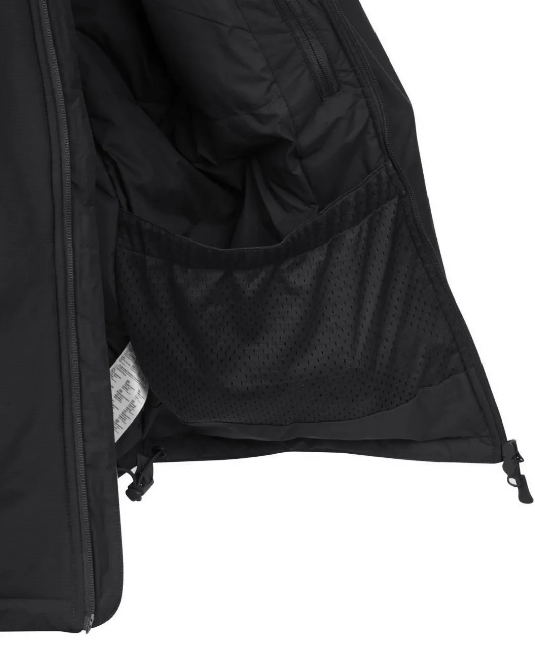 LEVEL 7 Lightweight Winter Jacket Climashield Black Schwarz