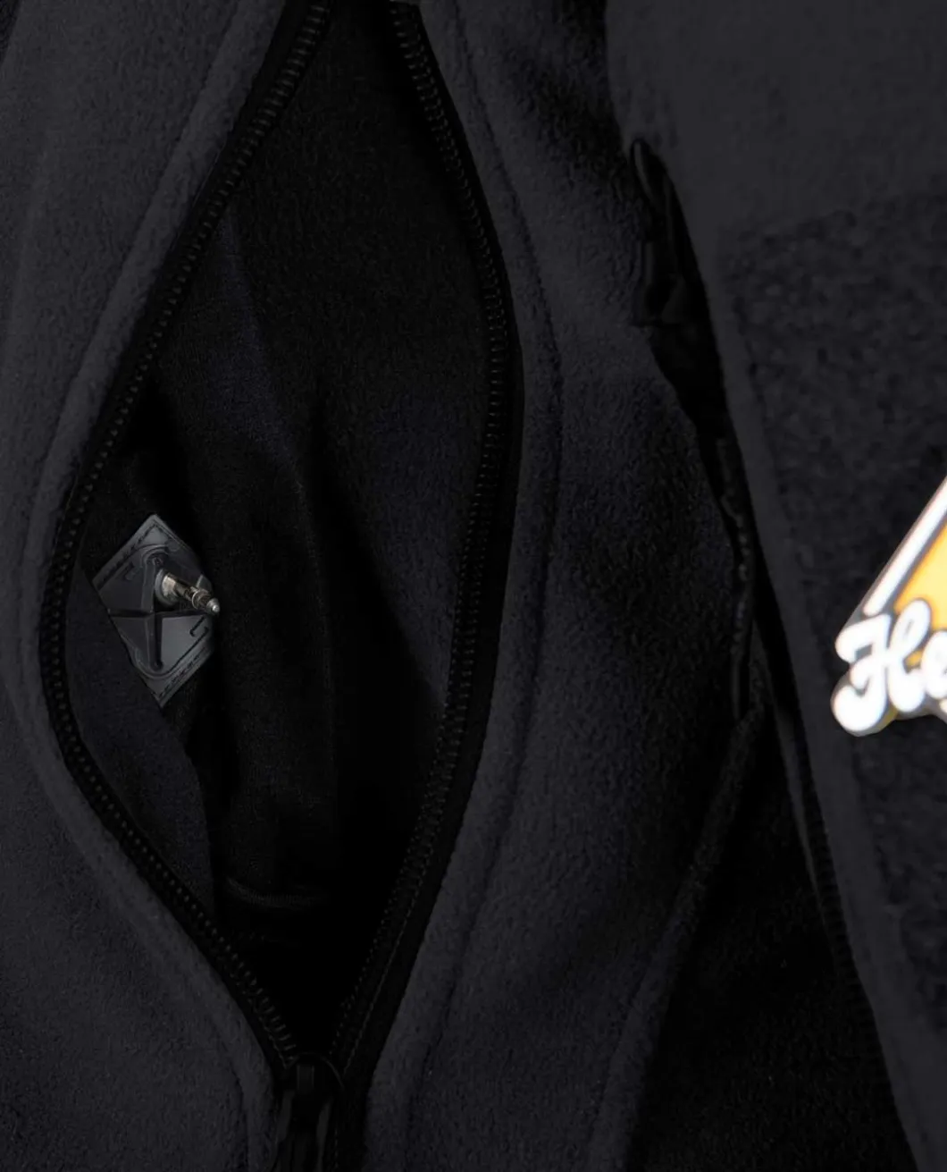 Liberty Jacket Double Fleece Black Schwarz