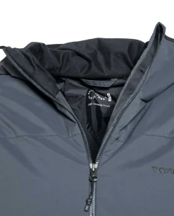 Light Insulation Hoody Dark Grey TACWRK Logo