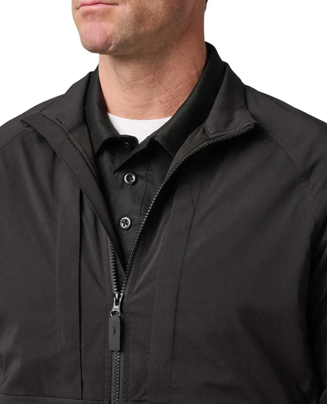 LT Stretch Windshell Black Schwarz