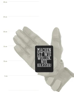 Machen Wollen Rubber Patch Black / White