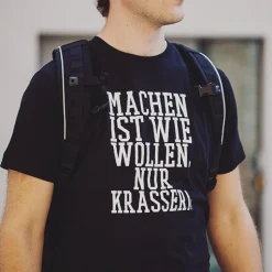 Machen Wollen Shirt Black Schwarz