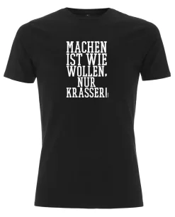 Machen Wollen Shirt Black Schwarz